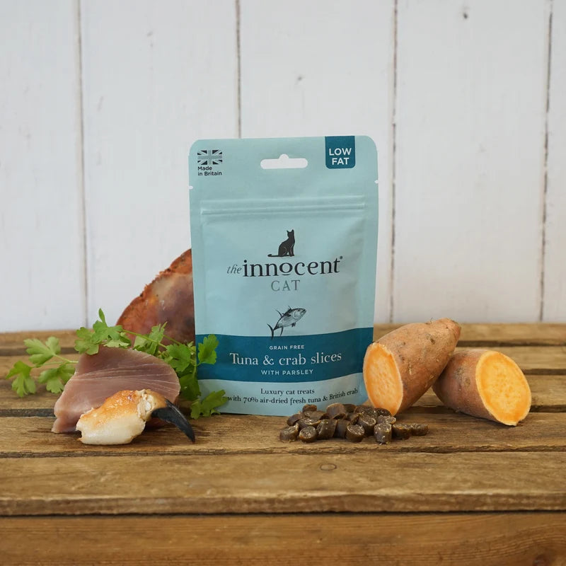 The Innocent Cat Tuna & Crab Slices with Parsley