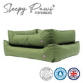 Sleepy Paws Oxford Green Bed