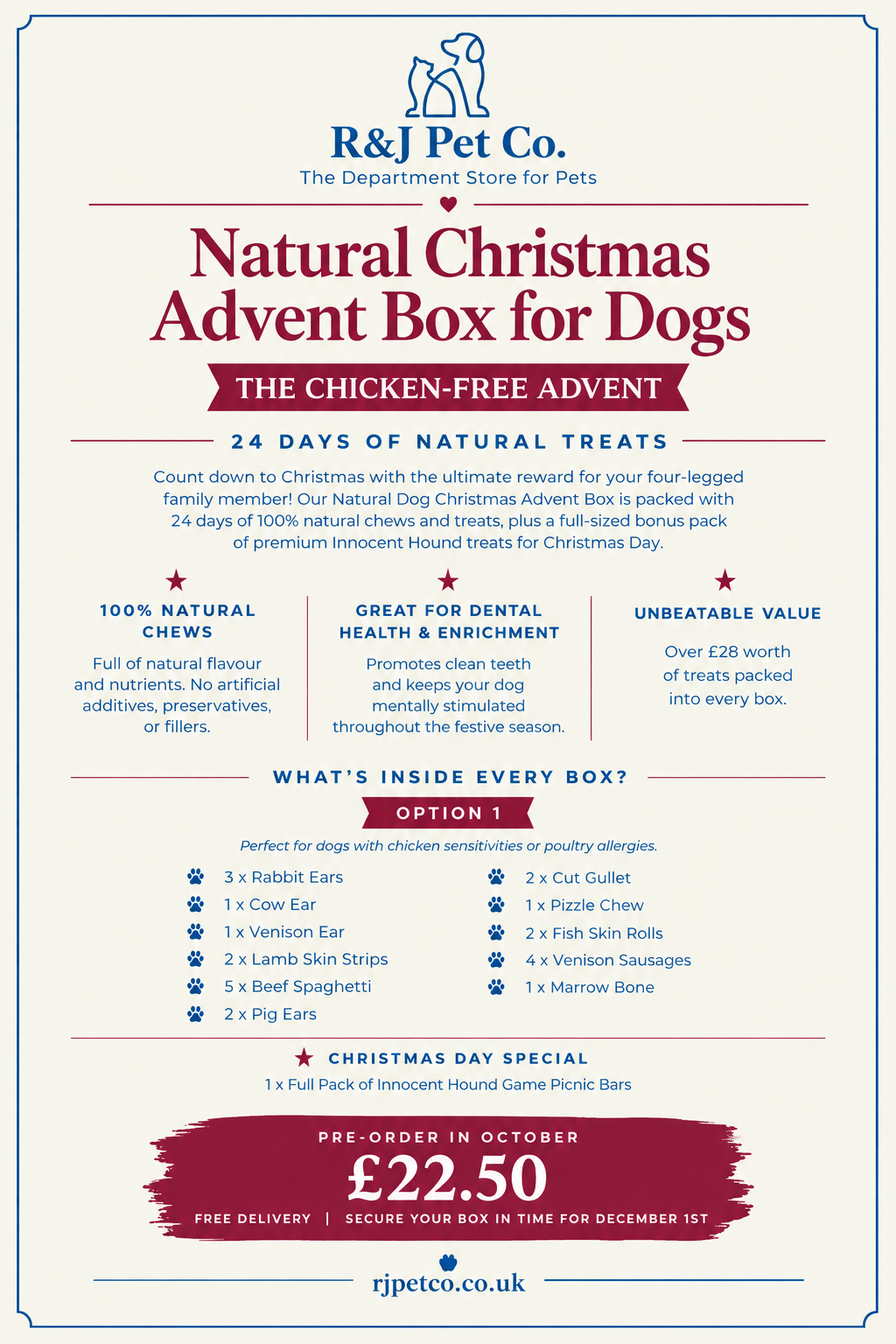 The Dog Christmas Advent Box (Pre Order)