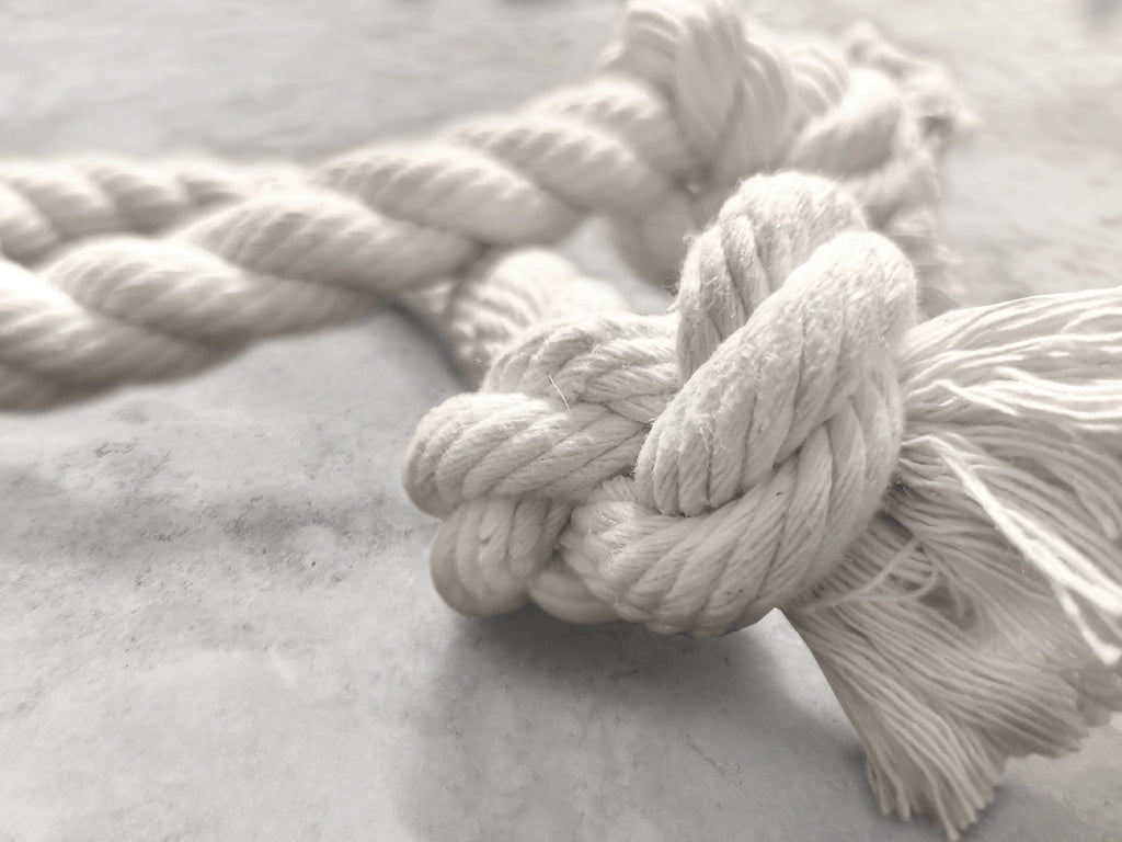 XL Pulley - Natural Cotton Rope Toy