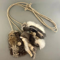 Rabbit Fur Cat Toy