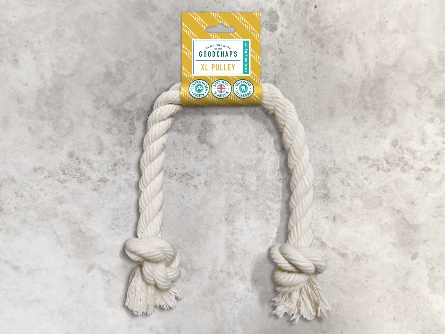XL Pulley - Natural Cotton Rope Toy